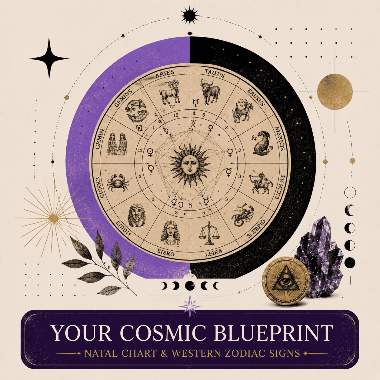 how to read your natal chart: a step-by-step beginner's tutorial
