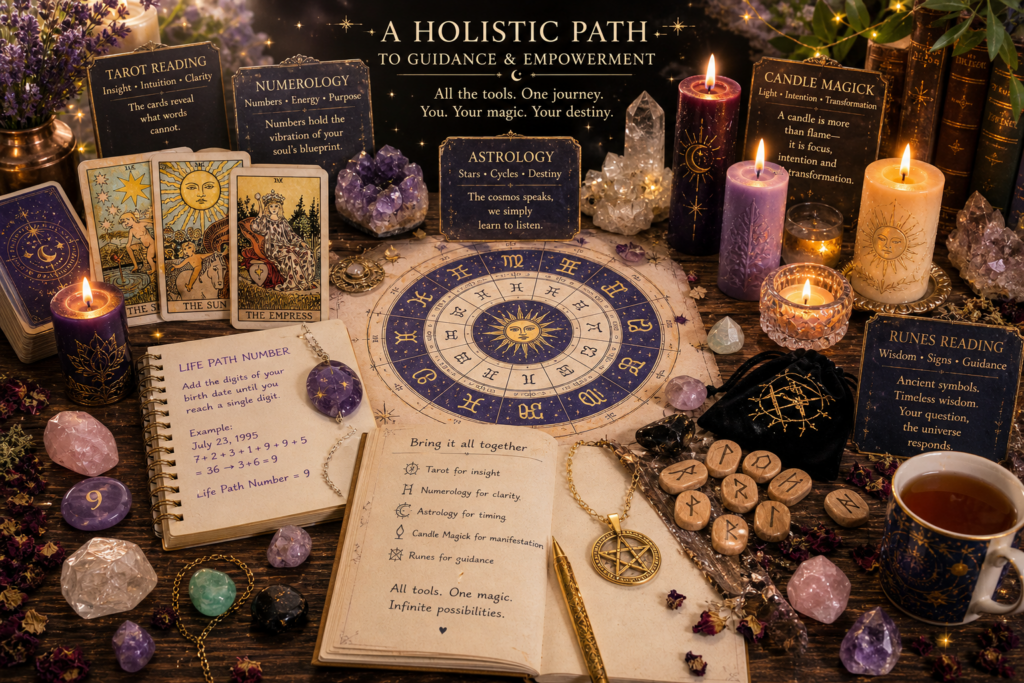 Tarot Card vs Runes Reading vs Astrology vs Candle Magick vs Numerology. When to use what?